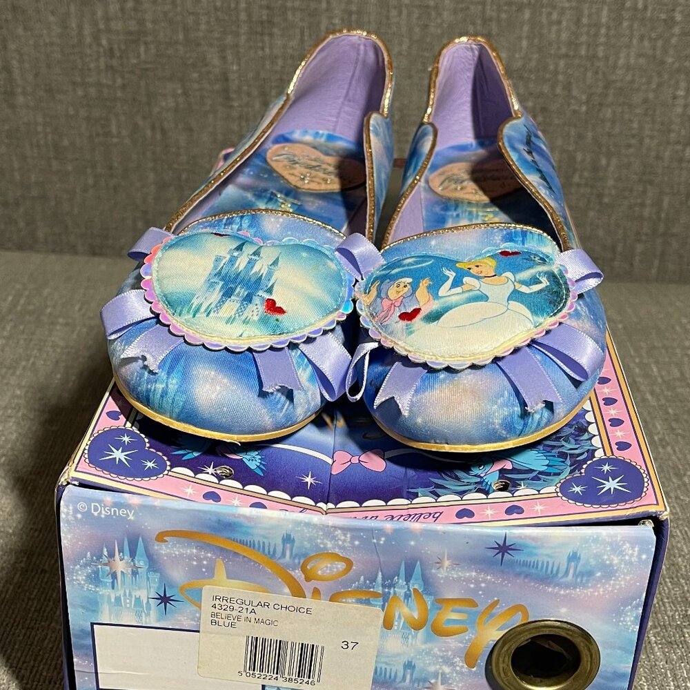 Irregular Choice Disney Cinderella Believe In Magic Flats 6.5